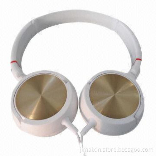 Headphone with 1.2m cord length, CE and FCC certified, 3.5mm stereo plug